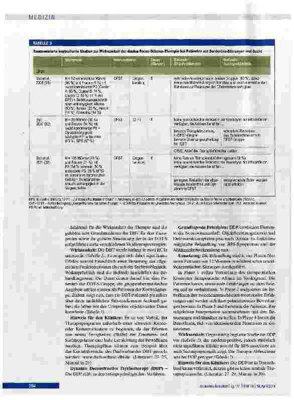 Vorschauseite 5: Borderline-Persönlichkeitsstörung und komorbide AbhängigkeitserkrankungenEpidemiologie und Therapie