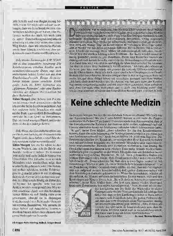 Vorschauseite 3: Politisierung im Wartezimmer