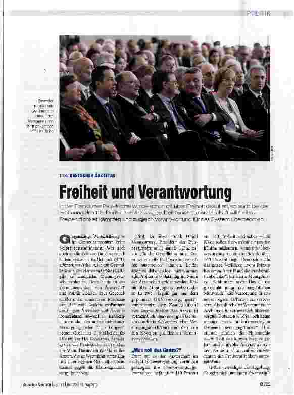 Vorschauseite 1: Freiheit und Verantwortung