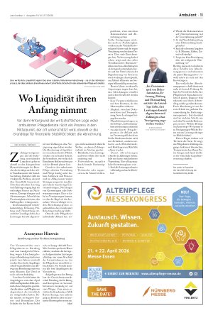 Vorschauseite 1: Wo Liquidität ihren Anfang nimmt
