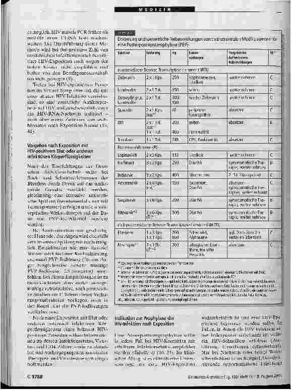 Vorschauseite 5: Prophylaxe gegenüber HBV, HCV und HIV nach beruflicher Exposition