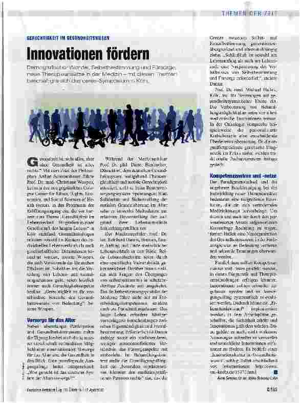 Vorschauseite 1: Innovationen fördern