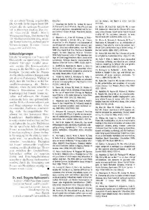 Vorschauseite 3: Frauen und Herzinfarkt
