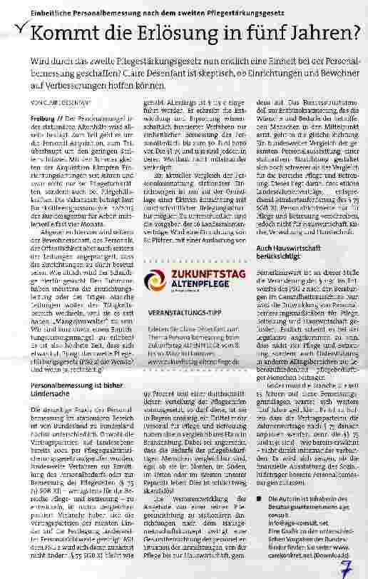 Vorschauseite 1: Kommt die Erlösung in fünf Jahren?