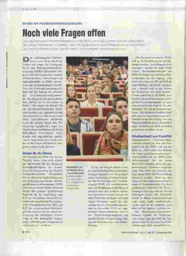Vorschauseite 1: Noch viele Fragen offen