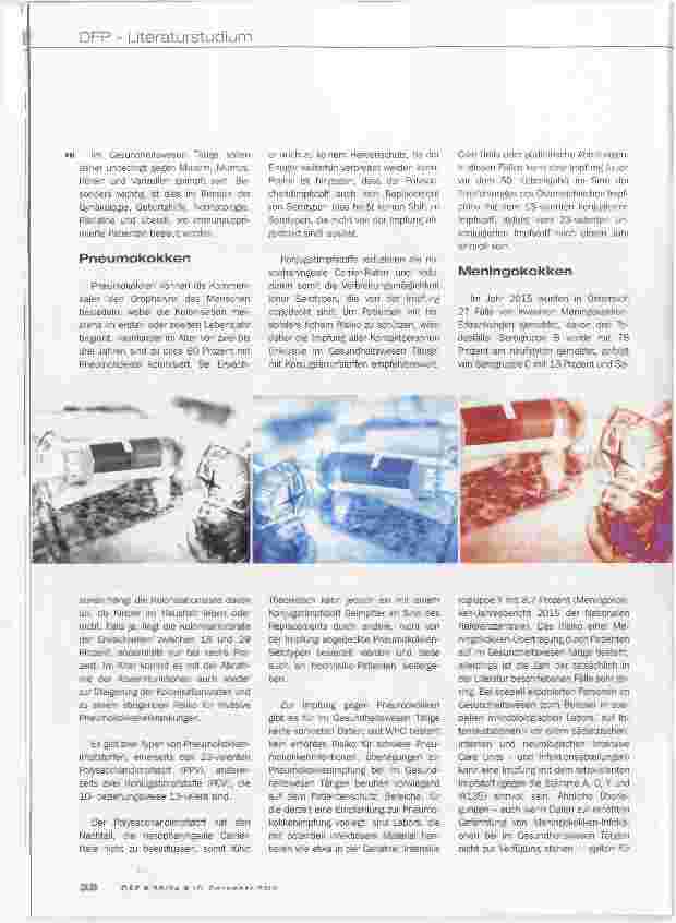 Vorschauseite 5: Impfungen bei Gesundheitspersonal