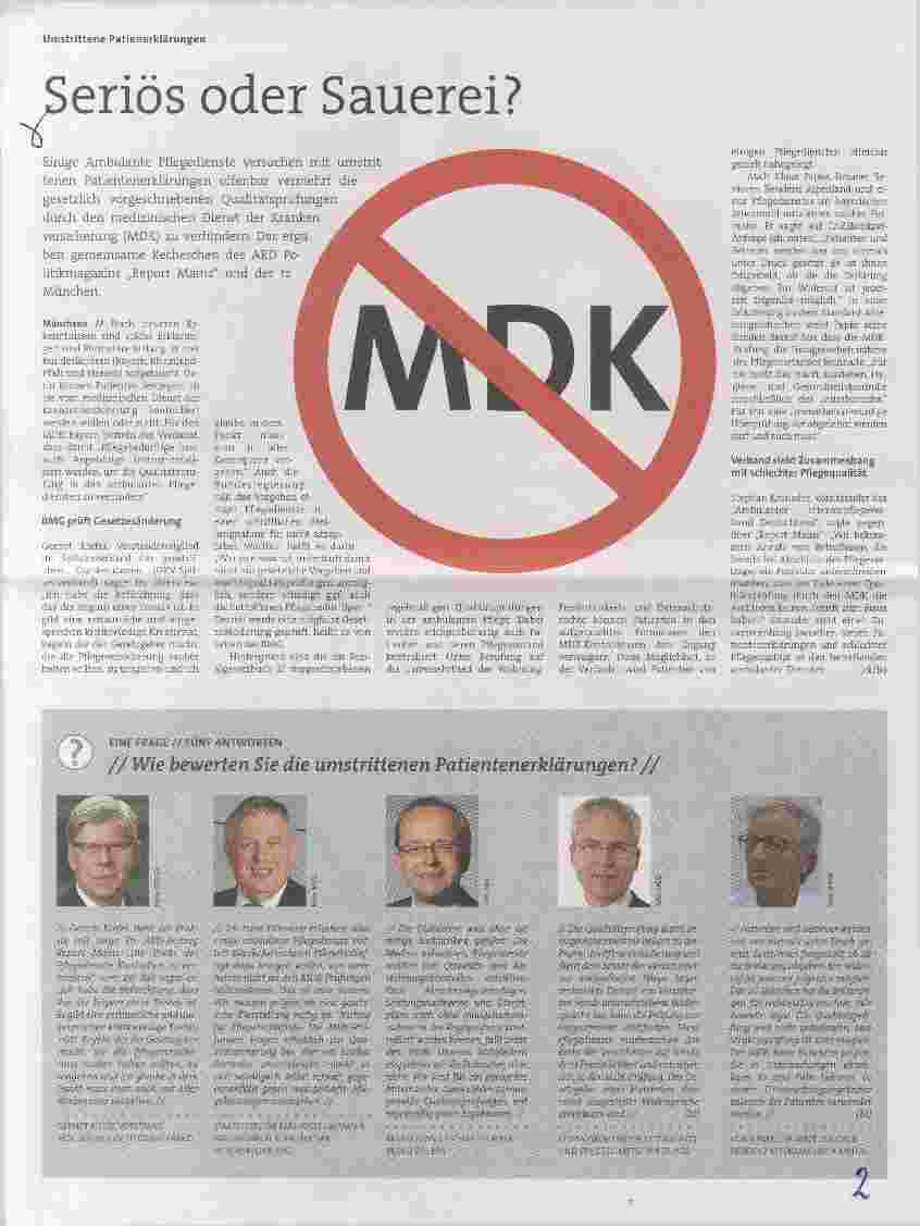 Vorschauseite 1: Seriös oder Sauerei?