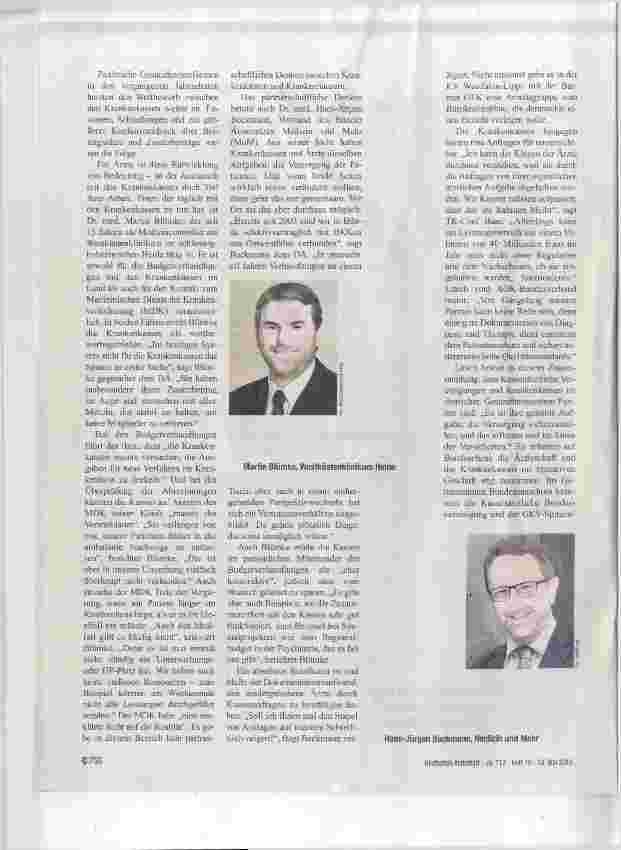 Vorschauseite 2: Solidargedanke in Gefahr?