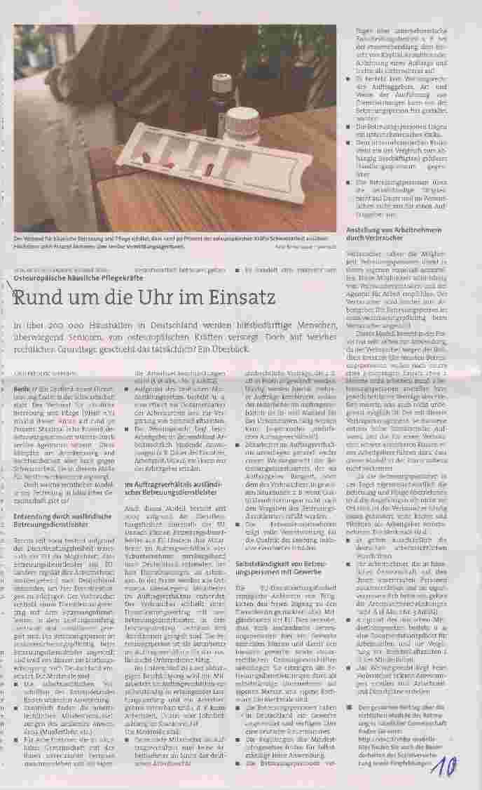 Vorschauseite 1: Rund um die Uhr im Einsatz