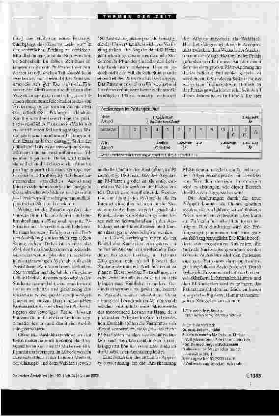 Vorschauseite 2: Praktisches JahrZwischen Patientenwohl und Hammerexamen