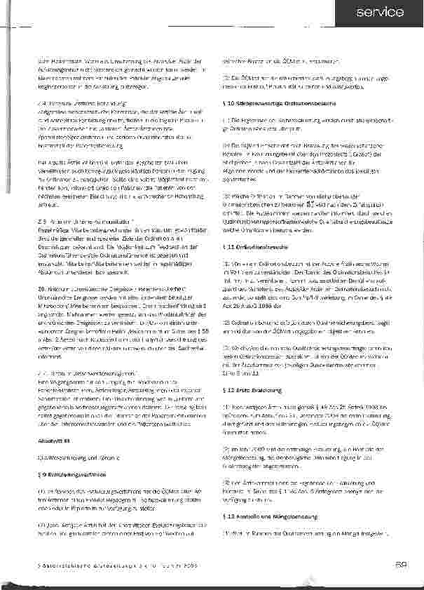 Vorschauseite 4: Kundmachung - Qualitätssicherungs-Verordnung 2006