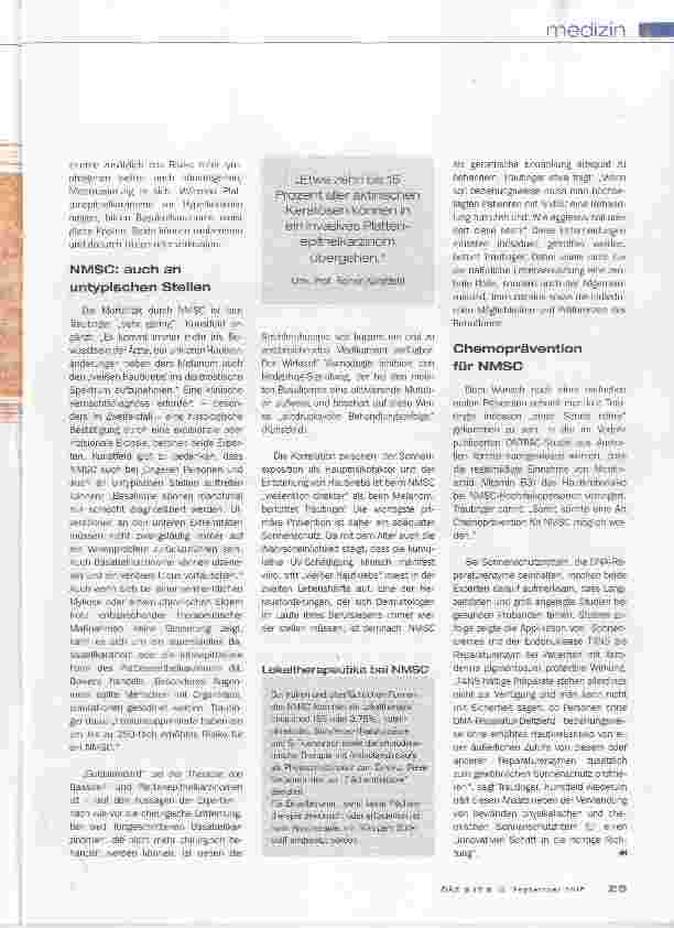 Vorschauseite 2: Unterschätzte Gefahr