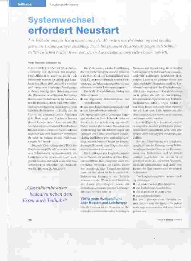 Vorschauseite 1: Systemwechsel erfordert Neustart