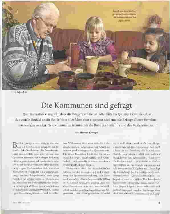 Vorschauseite 1: Die Kommunen sind gefragt