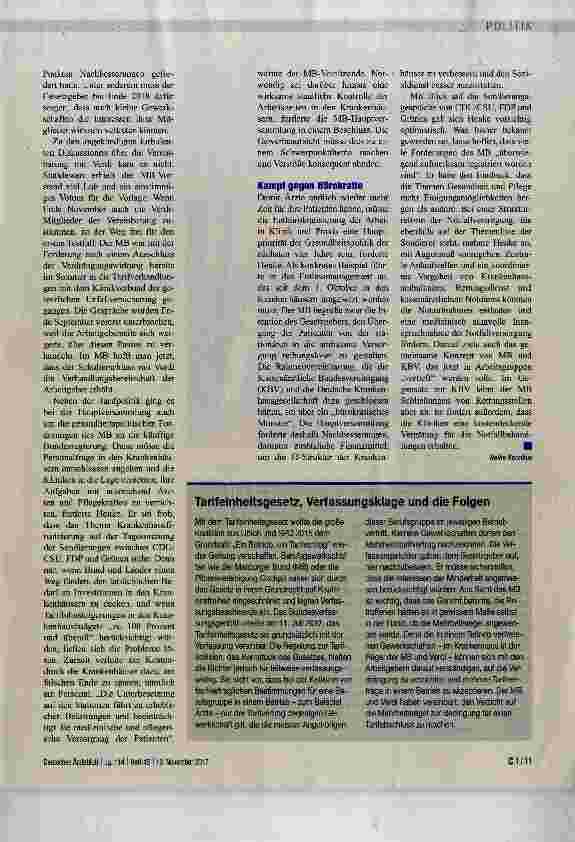 Vorschauseite 2: Torpedo gegen Tarifeinheitsgesetz