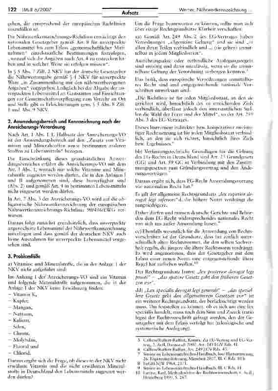 Vorschauseite 2: Die Anreicherung und Nährwertkennzeichnung bei unverpacktenBackwaren