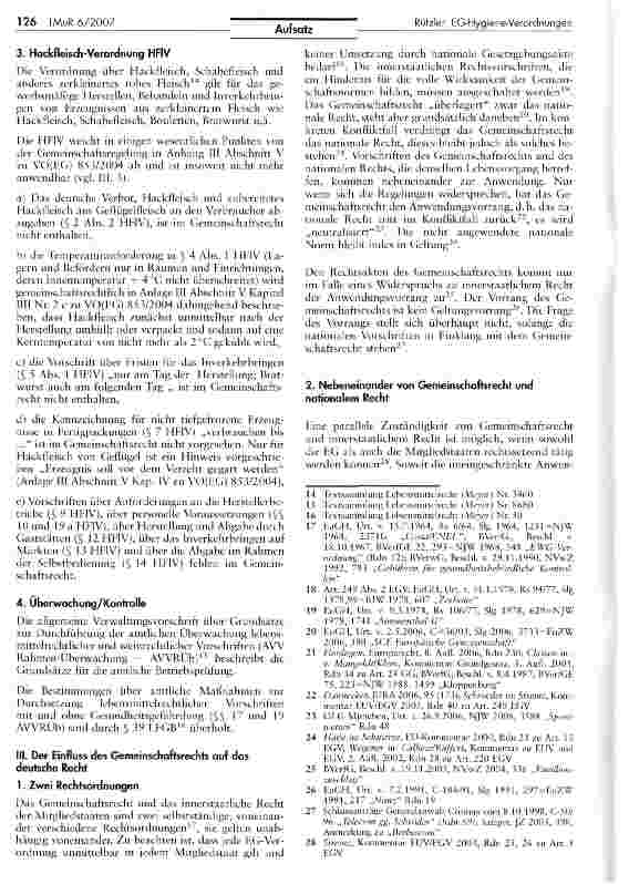 Vorschauseite 6: Die Anreicherung und Nährwertkennzeichnung bei unverpacktenBackwaren