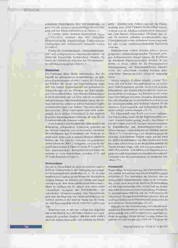 Vorschauseite 4: Qualität postoperativer Schmerztherapie in deutschen Krankenhäusern