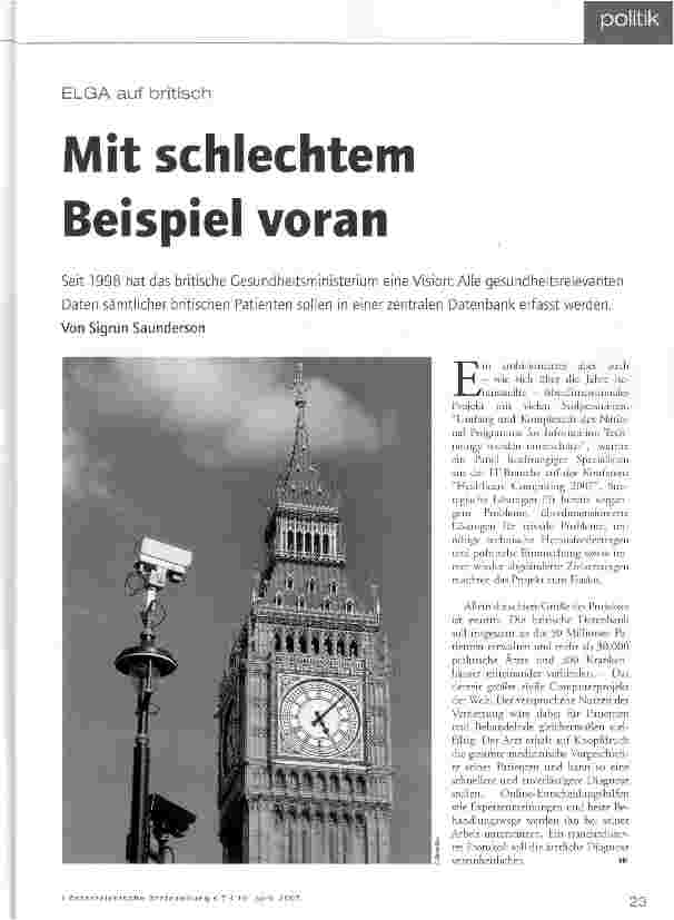 Vorschauseite 1: Mit schlechtem Beispiel voran