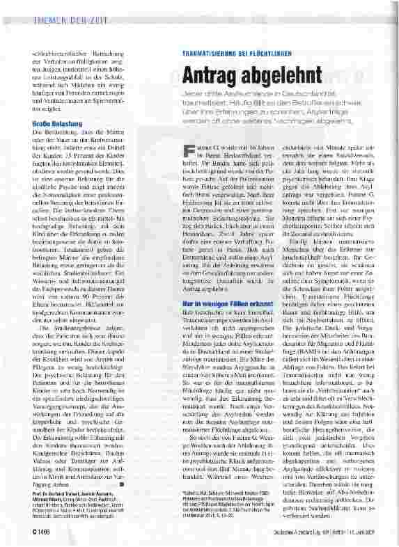 Vorschauseite 2: Zu wenig Unterstützung