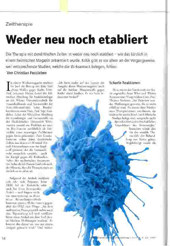 Vorschauseite 1: Weder neu noch etabliert