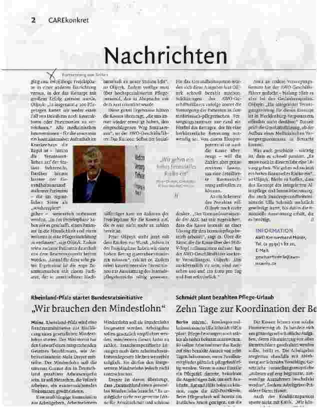 Vorschauseite 2: Kostenträger spielen noch nicht mit