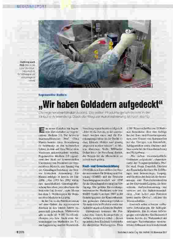 Vorschauseite 1: Wir haben Goldadern aufgedeckt