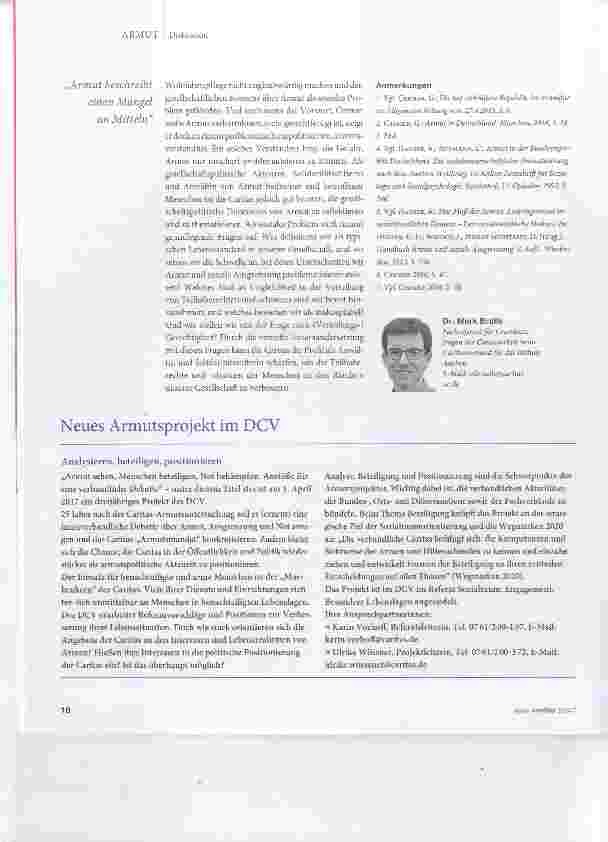 Vorschauseite 4: Armut darf nicht entpolitisiert werden