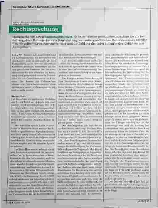 Vorschauseite 1: Dolmetscher im Erwachsenenschutzrecht