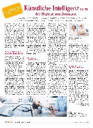 Vorschauseite 1: Künstliche Intelligenz ist in der Hygiene angekommen.
