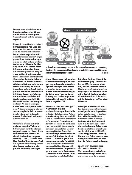 Vorschauseite 2: Entzündungen und Autoimmunerkrankungen Lebensstil und Umwelt als Trigger