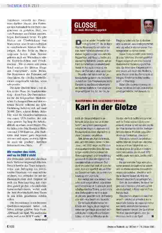 Vorschauseite 3: QUALITÄTSMANAGEMENT „Der Weg hat sich gelohnt