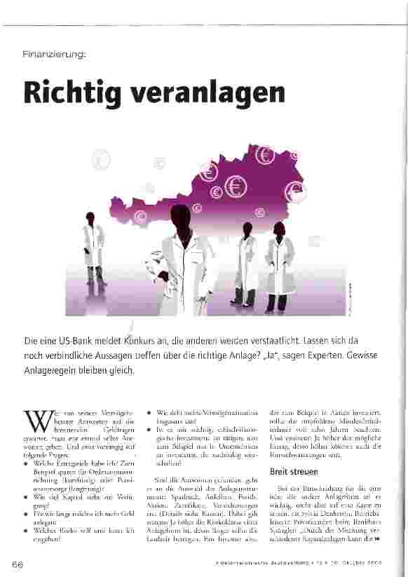 Vorschauseite 1: Richtig veranlagen