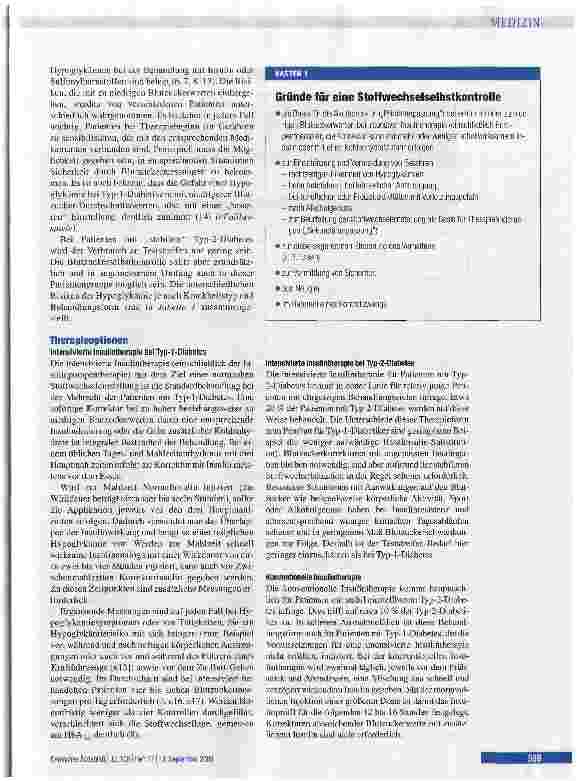 Vorschauseite 3: Blutzuckerselbstkontrolle bei Diabetes mellitus Plädoyer für ein individuelles Selbstkontrollkonzep