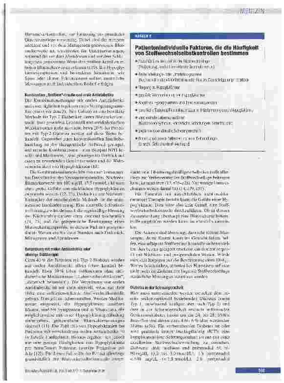 Vorschauseite 5: Blutzuckerselbstkontrolle bei Diabetes mellitus Plädoyer für ein individuelles Selbstkontrollkonzep