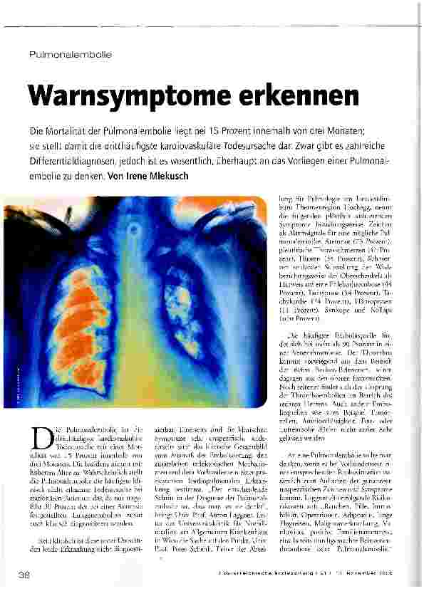 Vorschauseite 1: Warnsymptome erkennen
