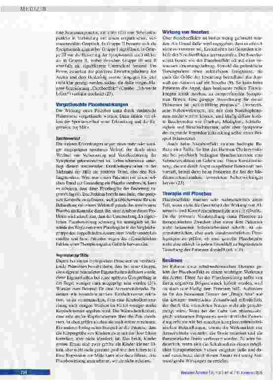 Vorschauseite 4: Placebo: Missverständnisse und Vorurteile