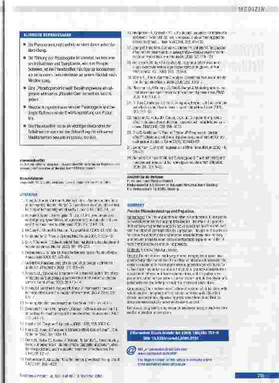 Vorschauseite 5: Placebo: Missverständnisse und Vorurteile