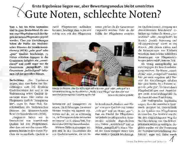 Vorschauseite 1: Gute Noten, schlechte Noten?