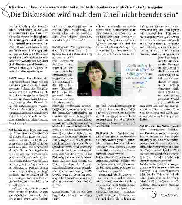 Vorschauseite 1: Die Diskussion wird nach dem Urteil nicht beendet sein