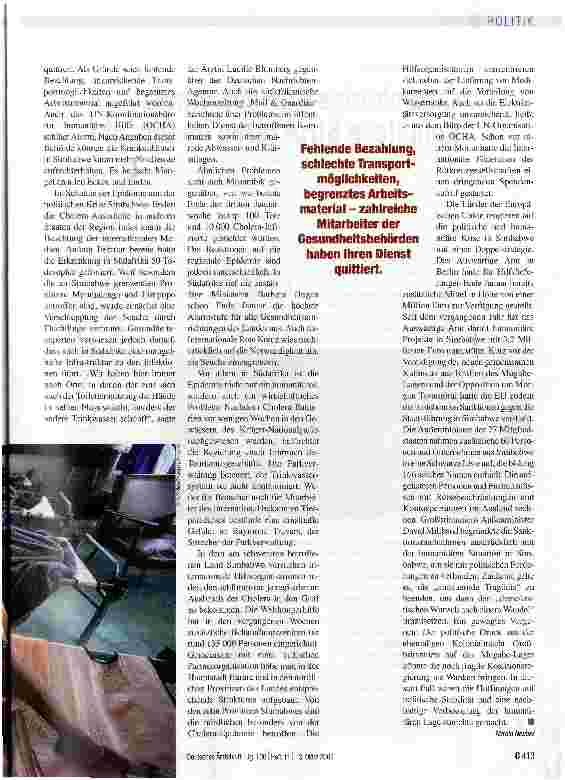 Vorschauseite 2: Hoffnung auf Stabilität
