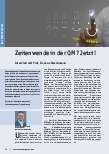 Vorschauseite 1: Zeitenwende in der QM? Jetzt! Interview mit Prof. Dr. Jens Maschmann