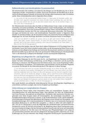 Vorschauseite 5: Der Auftrag von Community Nurses in Österreich . Qualitative Studie zur Perspektive der Berufsangehörigen