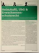 Vorschauseite 1: HeimAufG, UbG & Erwachsenenschutzrecht
