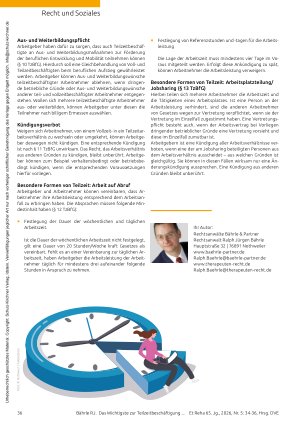 Vorschauseite 3: Das Wichtigste zur Teilzeitbeschäftigung