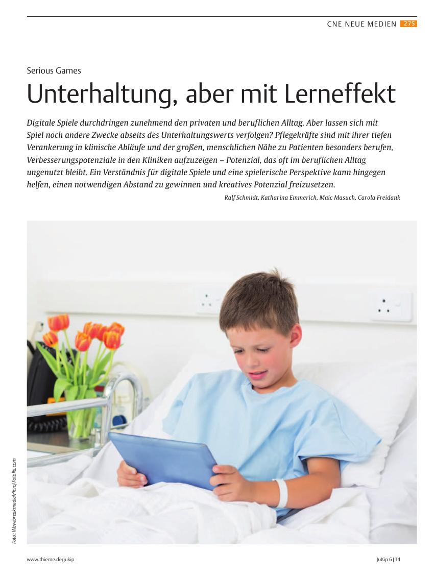 Vorschauseite 1: Unterhaltung, aber mit Lerneffekt