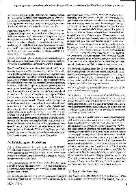 Vorschauseite 3: Ausgewählte Fragestellungen im Rahmen der regelmäßigen Fortschreibung des Hilfsmittelverzeichnisses.
