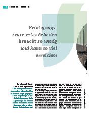 Vorschauseite 1: Betätigungs-zentriertes Arbeiten braucht so wenig und kann so viel erreichen.