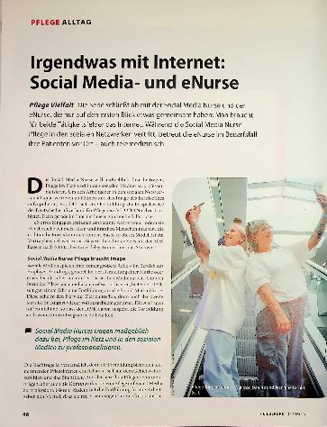 Vorschauseite 1: Irgendwas mit Internet: Social Mediaund eNurse