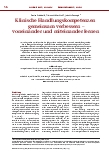 Vorschauseite 1: Klinische Handlungskompetenzen gemeinsam verbessern – voneinander und miteinander lernen